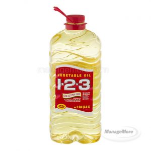 123 Vegetable Oil 16.9OZ 24/CS