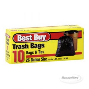 Best Buy Trash Bags 30GAL