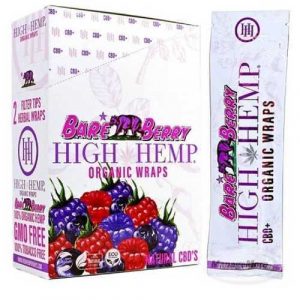 High Hemp 100% Organic Wraps 2 X 25/Pouches