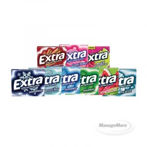 Wrigleys Extra Variety Gum 15PCS/PK