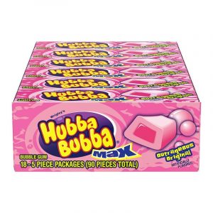 Hubba Bubba Max Gum 5PCS, 18 CT