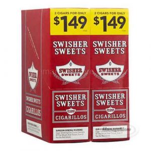Swisher Sweets Cigarillos 2 For $1.49 X30 Pouches/Unit (24)