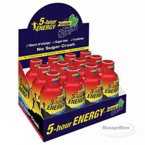 5 Hour Energy Drink, 2 FL OZ 12/Unit