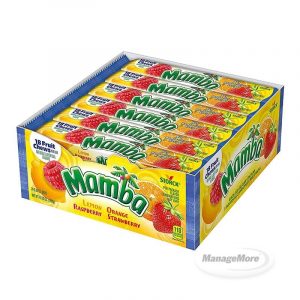 Mamba Fruit Chews Regular Size 18CT