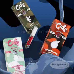 Cake 510 Delta 10 Cartridge (1GM)  5/BX 100BX/CS