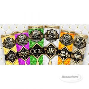 Billionaire Hemp Wraps - 25 2PK/BOX  50BX/CS