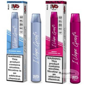 IVG Bar Max 5% TFN Dispo 3000 Puffs (80ML) 10/BOX