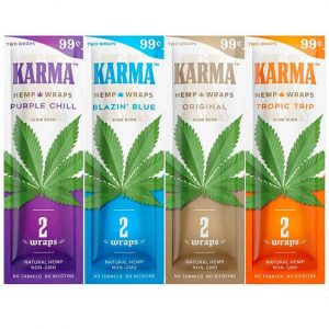 Karma Hemp Wraps 2 For 99 25/BX