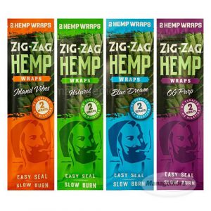 Zig-Zag Hemp Wraps 25/BX