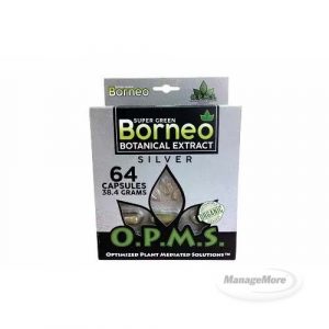 OPMS Silver Kratom 64CT Capsules 38.4GM Blister