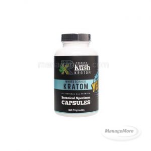 Rapper Kush Kratom Capsules 160CT Jar