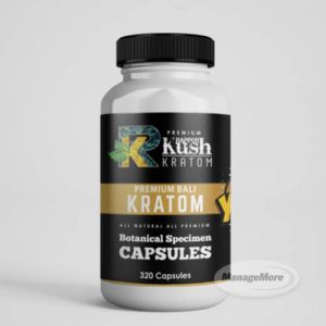 Rapper Kush Kratom Powder 320G Jar