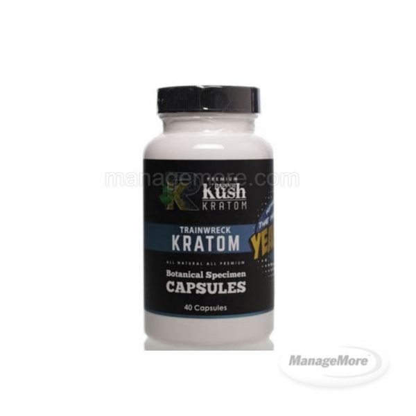 Rapper Kush Kratom Capsules 40CT Jar