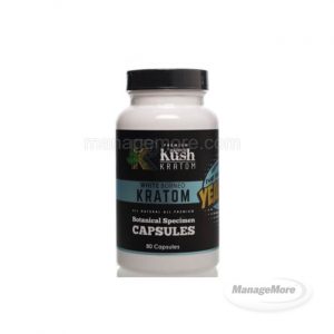 Rapper Kush Kratom Capsules 80CT Jar