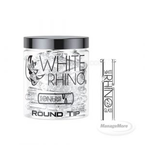 White Rhino Glass Tip 100CT