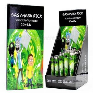 Rick And Morty Themed Battery Display - 25CT