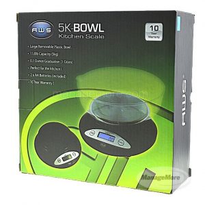 AWS 5K Bowl Kitchen Scale