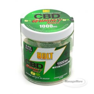 Bolt CBD Gummies 1000MG In Jar