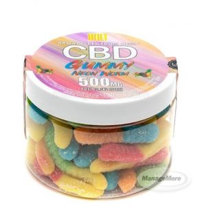 Bolt CBD Gummies 500MG In Jar
