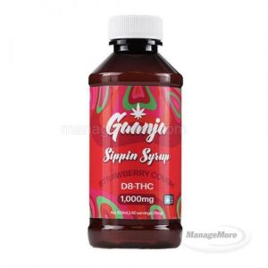 Gaanja By CBD Pharm D8 -THC 1000MG 120ML Syrup Bottle