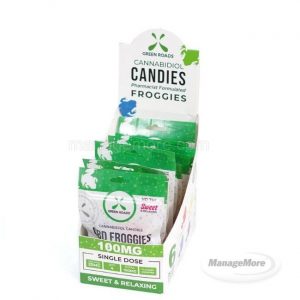 Green Roads CBD Froggies 100MG Single Dose Box Of 10