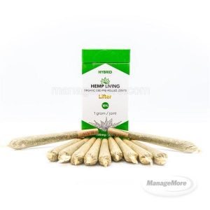 Hemp Living Organic CBD Pre-rolled Joints 10Pack Per BOX