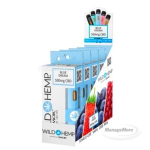 Wild Hemp Disposable (By Smok) 500MG - Display Of 5PK /BOX