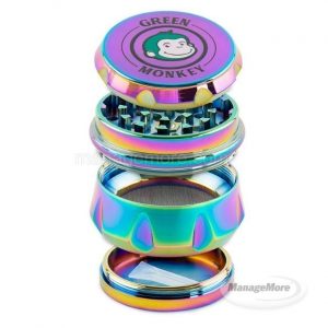 Green Monkey 4 Part Baboon Crown Grinder 50MM
