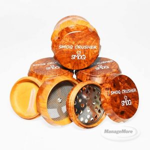Smoq Zinc Wood Grinder 3 Parts 40 MM Size
