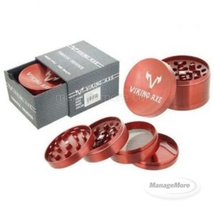 Viking Axe 4 Parts Sunken Shape 63MM Grinder