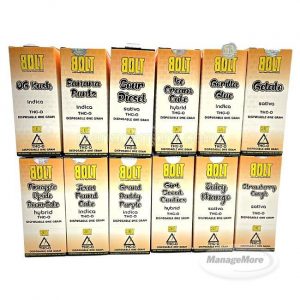 Bolt THC-O 1GM Dispo 5/BOX