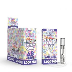 Hemp Living D8 + CBN Extreme Nite Time (1GM) Cartridges 5/BOX