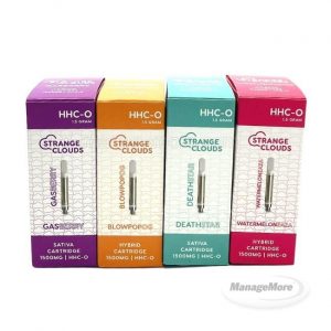 Strange Clouds HHC-O 1500MG (1.5GM) Cartridges 5/BOX