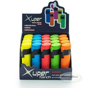 Torch Lighter Xuper Oval Neon XU-63N 25/BOX (98-1163N)