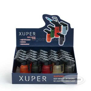 Torch Lighter Xuper Transparent Mini XU-62 20/BOX (98-1162)