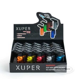 Torch Lighter Xuper Aluminum Mini XU-62M 20/BOX (98-1162M)