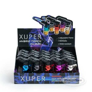 Torch Lighter Xuper Two Tone Mini XU-62C 20/BOX (98-1162C)