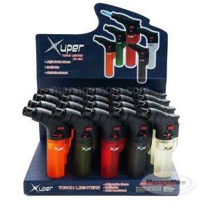 Torch Lighter Xuper Transparent XU-49A 20/BOX (98-1149A)