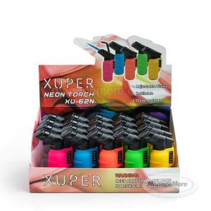 Torch Lighter Xuper Neon Mini XU-62N 20/BOX (98-1162N)