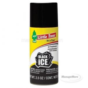 Car Air Freshener Little Tree 2.5 OZ Spray Bottle 12/Unit: Black Ice