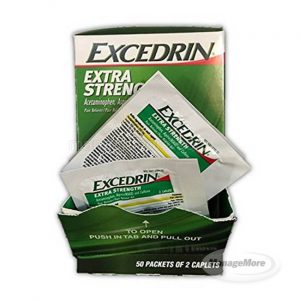 Excedrin Extra Strength 2X Pouch 25/BOX