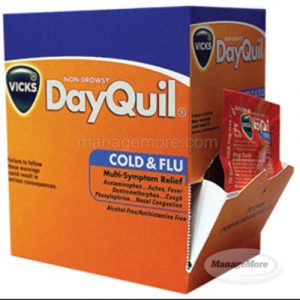 Vicks Dayquil Severe Vapocool COLD/FLU 2 Caplets X 25/BOX