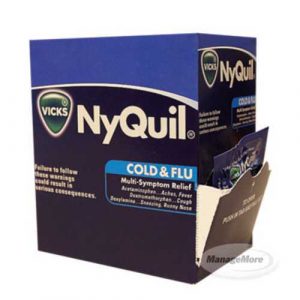 Vicks Nyquil Cold & Flu 2CT/POUCH X 25/BOX