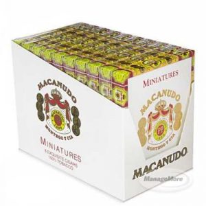 Macanudo Cafe Miniatures (3 3/4 X 24) 80/10PK Of 8