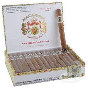 Macanudo Cafe Petit Corona Tubo (5 X 38) 25/BOX