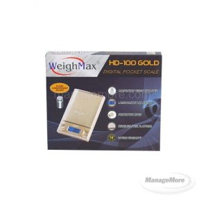 Weighmax Digital Pocket Scale HD-100 Gold (100G X 0.01G)