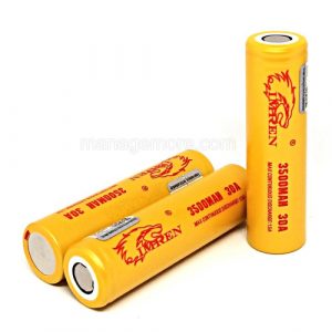Imren 18650 3500MAH Yellow 2PK