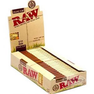 Raw Organic Hemp Rolling Papers 24/UNIT 1.25 (1 1/4)