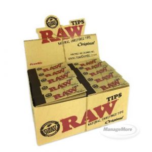 Raw Natural Unrefined Filter Tips 50/UNIT: Original