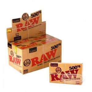 Raw Rolling Papers Block 20/UNIT (24): 1.25 (1 1/4) Size: # 500